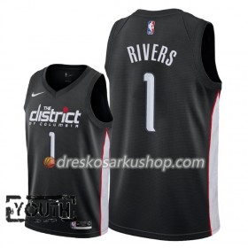Dječji NBA Dres Washington Wizards Austin Rivers 1 Nike 2018-19 City Edition Crna Swingman